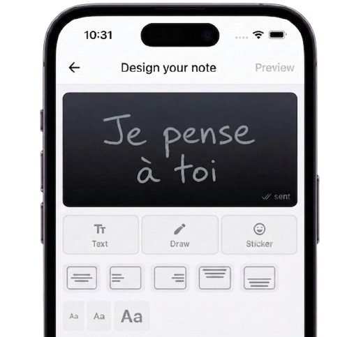 Envoyez un message